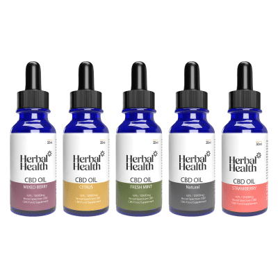 CBD Oil 40% 12000mg Herbal Health Broad Spectrum 30ml bottle